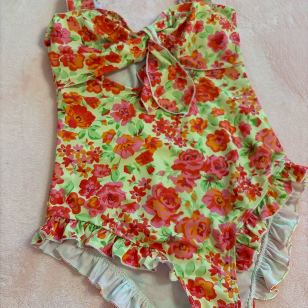 Floral One-Piece Swimsuit